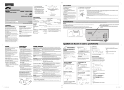 JVC UX-F2BE Manuel utilisateur