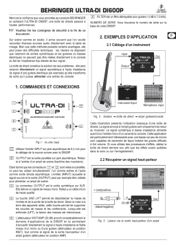 Behringer DI600P Manuel utilisateur