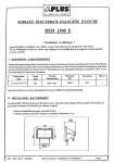 S.PLUS REH 1300 E Manuel utilisateur