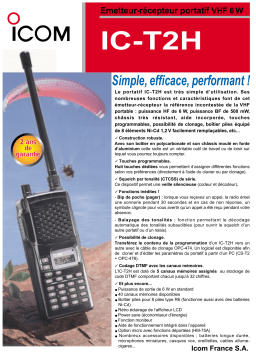 ICOM BC-160 Manuel utilisateur