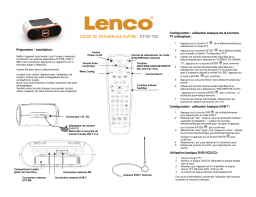 Lenco DVT-R-700 Manuel utilisateur