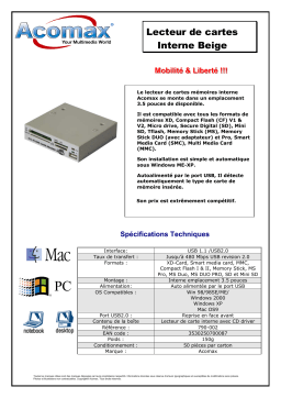 ACOMAX INT 3.5 Manuel utilisateur