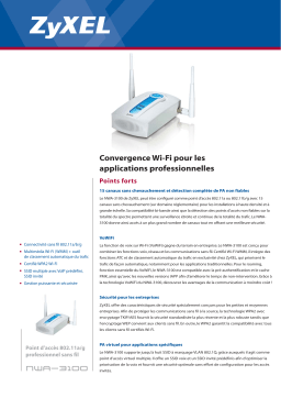 ZyXEL NWA-3100 Manuel utilisateur