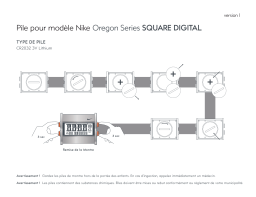 Nike SQRDIGI Manuel utilisateur