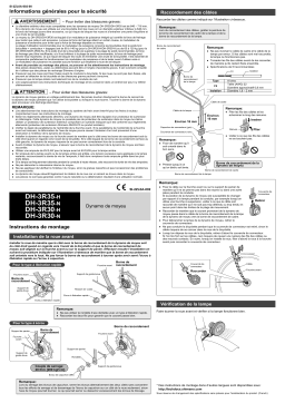 Shimano DH-3R35-H Manuel utilisateur