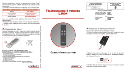 LOGISTY L3604F Manuel utilisateur