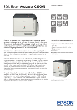 Epson AcuLaser C3900N Manuel utilisateur