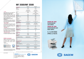 Manuel du propriétaire | Sagem MF 3560 Manuel utilisateur | Fixfr