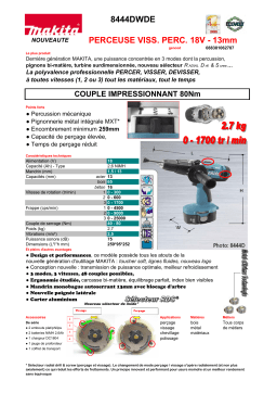 Makita 8444DWDE Manuel utilisateur