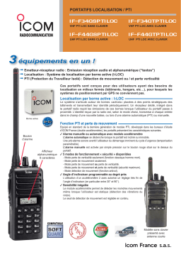 ICOM IF-F34GTPTILOC Manuel utilisateur