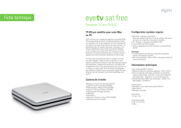 Elgato EyeTV Sat Free Manuel utilisateur