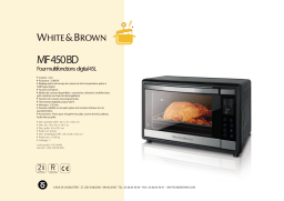 WHITE & BROWN MF 450 Manuel utilisateur