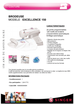 SINGER EXCELLENCE 150 Manuel utilisateur