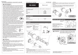 Shimano HB-M988 Manuel utilisateur