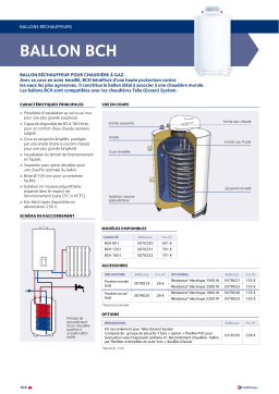 Chaffoteaux & Maury BCH 120 L Manuel utilisateur