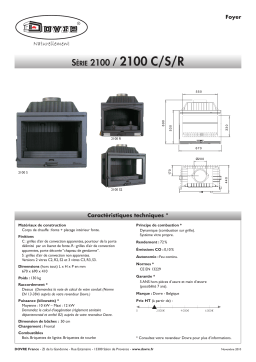 Dovre 2100 C Manuel utilisateur