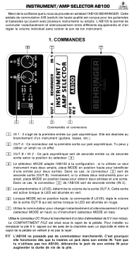 Behringer AB100 Manuel utilisateur