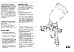 PRODIF PISTOLET A PEINTURE 515 Manuel utilisateur