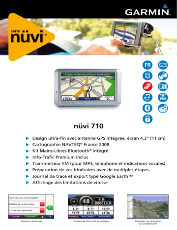 Manuel du propriétaire | Garmin nuvi 710 Manuel utilisateur | Fixfr