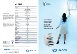 Sagem MF 3625 Manuel utilisateur