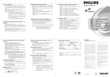 Manuel du propriétaire | Philips ELEGANCE 66 Manuel utilisateur | Fixfr