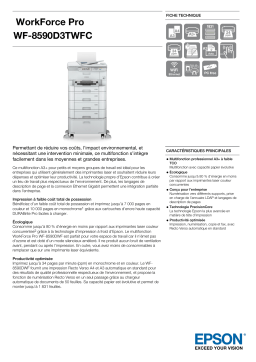 Epson WORKFORCE PRO WF-8590D3TWFC Manuel utilisateur