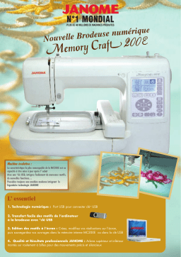 JANOME MC 200 Manuel utilisateur