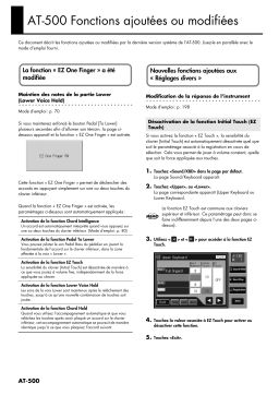 Roland AT-500 Manuel utilisateur