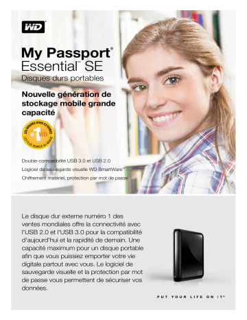 Manuel du propriétaire | Western Digital My Passport Essential SE Manuel utilisateur | Fixfr