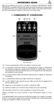 DISTORTION-X XD300: Manuel d'utilisation | AI Chat & PDF