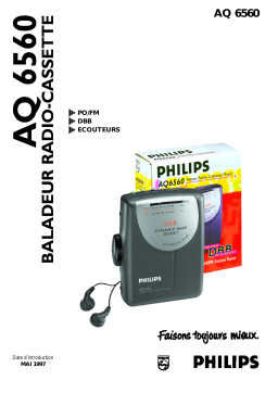 Philips AQ6560 Manuel utilisateur