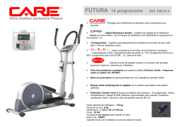 CARE FITNESS FUTURA 50610-4 Manuel utilisateur