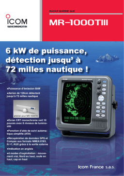 ICOM MR-1000T3 Manuel utilisateur