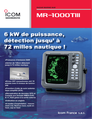 Manuel du propriétaire | ICOM MR-1000T3 Manuel utilisateur | Fixfr