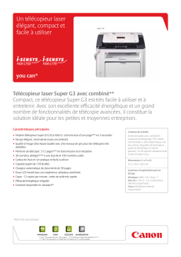 Canon i-SENSYS FAX-L150 Manuel utilisateur