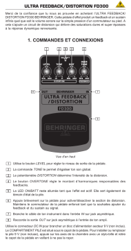 Behringer FD300 Manuel utilisateur