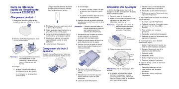 Manuel du propriétaire | Lexmark E322 Manuel utilisateur | Fixfr