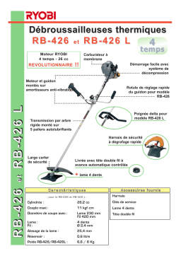 Ryobi RB-426L Manuel utilisateur