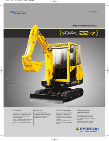 Manuel du propriétaire | Hyundai R22-7 Manuel utilisateur | Fixfr