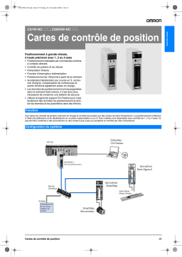 Omron CS1W-NC Manuel utilisateur