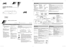 JVC RA-P10E Manuel utilisateur