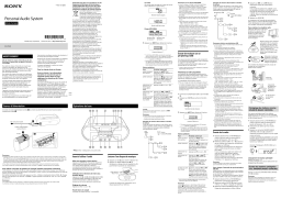 Sony ZS-PS50 Manuel utilisateur