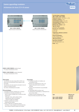 THEBEN JME 4 24VDC EIB-KNX Manuel utilisateur