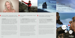Canon EOS 5D SERIES LEAFLET Manuel utilisateur
