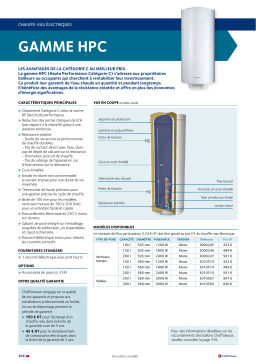 Chaffoteaux & Maury HPC Manuel utilisateur