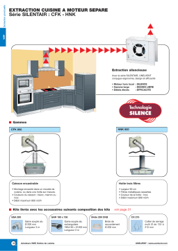 UNELVENT SILENTAIR - CFK Manuel utilisateur