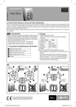 Somfy INIS DUO Manuel utilisateur