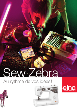 ELNA SEW ZEBRA Manuel utilisateur