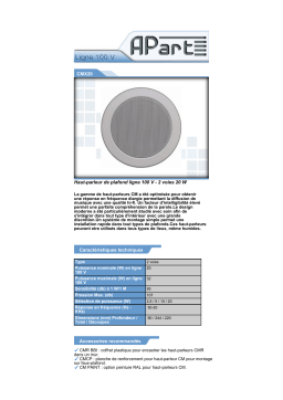 APART CMX20 Manuel utilisateur