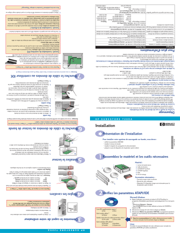 Manuel du propriétaire | HP SURESTORE T20 TAPE DRIVE Manuel utilisateur | Fixfr